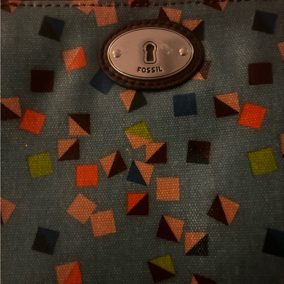 Fossil Key-per tablet zippered case with pocket coated cotton colorful - Picture 3 of 5